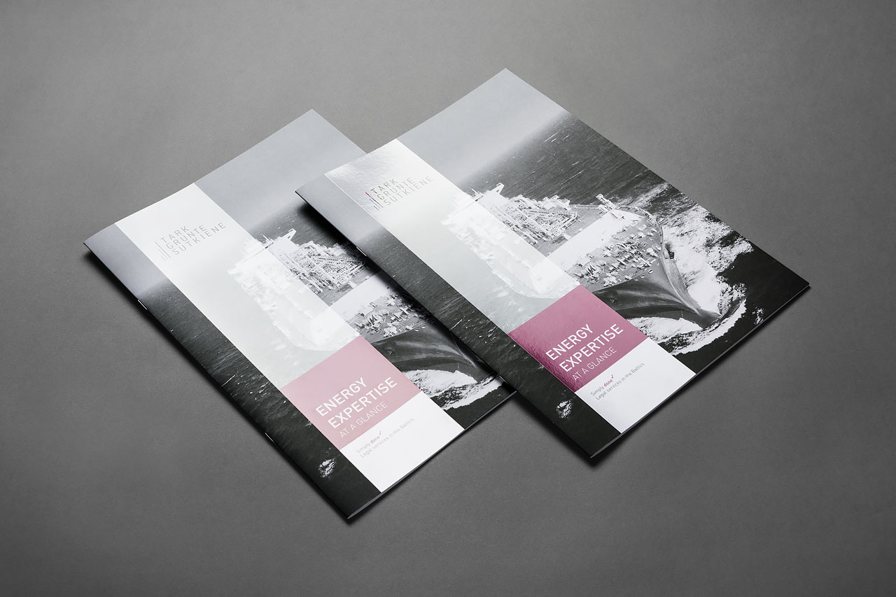 Saddle stiching brochure